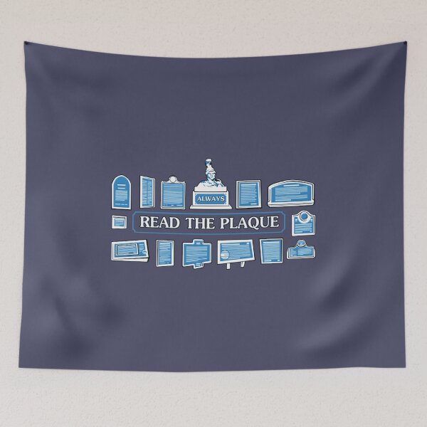 Item preview, Always Read The Plaque designed and sold by LinhNguyenLtres.