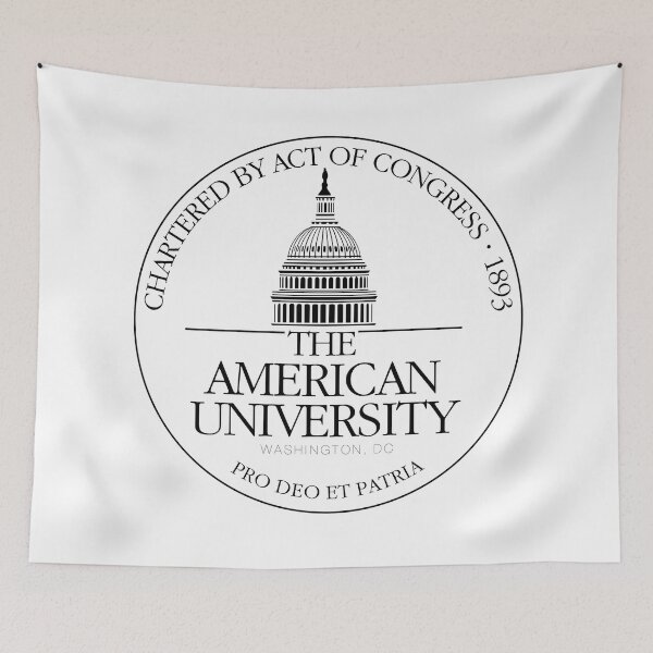 Item preview, American University Seal designed and sold by nutnutunlimited.
