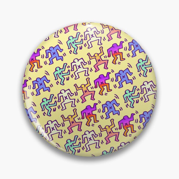 Item preview, Colorful little men dancing, funny cartoon characters designed and sold by Mauswohn.