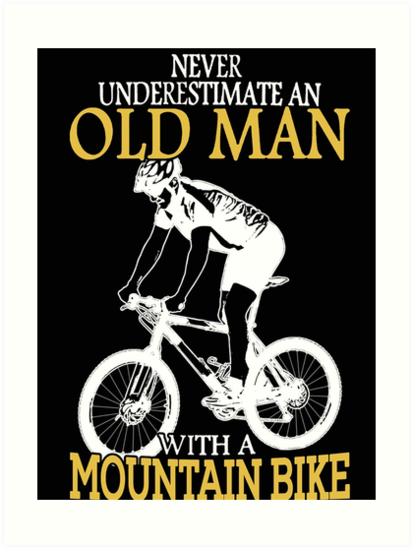 72b2ecc07af Never underestimate an old man with a mountain bike - T-Shirts Hoodies