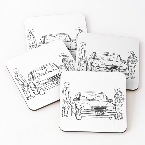 Item preview, Drive My Car Japanese Movie Modern Art designed and sold by VOANStudio.