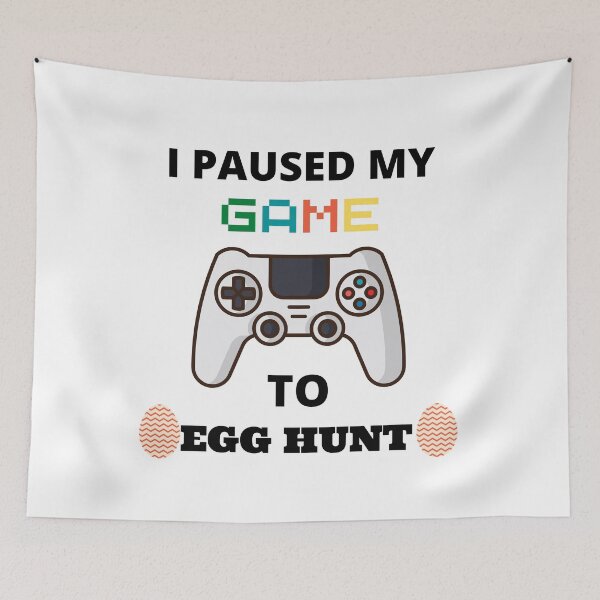 Item preview, i paused my game to egg hunt designed and sold by madraso.