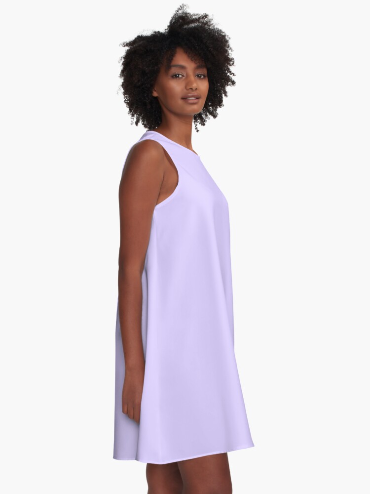 plain lilac dress