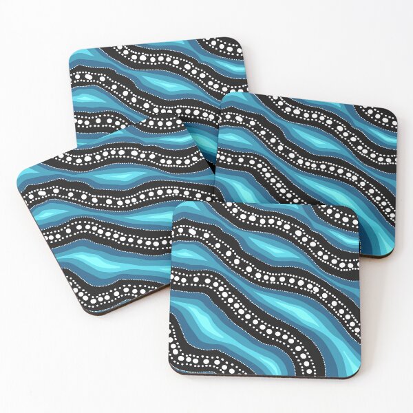 Item preview, Aboriginal river design  designed and sold by DoesArtAndStuff.