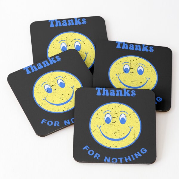 Item preview, Thanks For Nothing. Happy Face Sarcastic Quote designed and sold by JostepBotome.