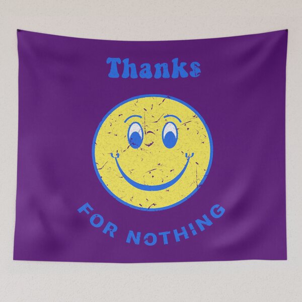 Item preview, Thanks For Nothing. Happy Face Sarcastic Quote designed and sold by JostepBotome.