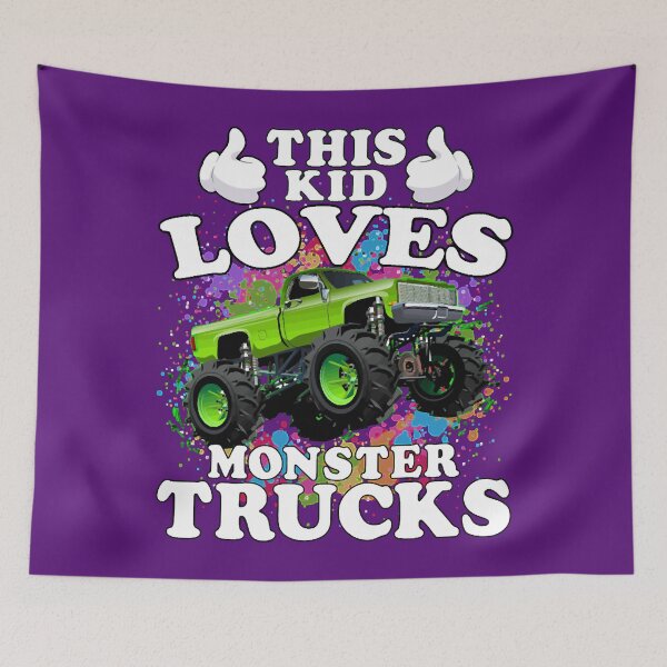 Item preview, This Kid Loves Monster Trucks designed and sold by JostepBotome.