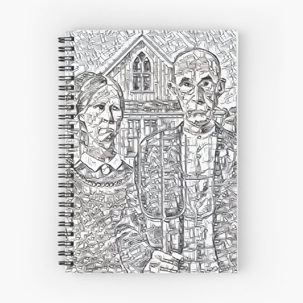 Item preview, American Gothic - Grant Wood designed and sold by Rhu Creations.