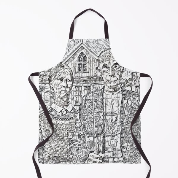 Item preview, American Gothic - Grant Wood designed and sold by Rhu Creations.