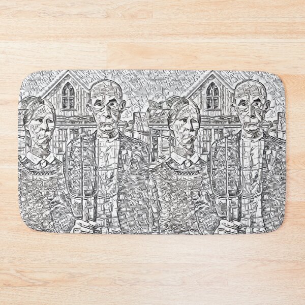 Item preview, American Gothic - Grant Wood designed and sold by Rhu Creations.