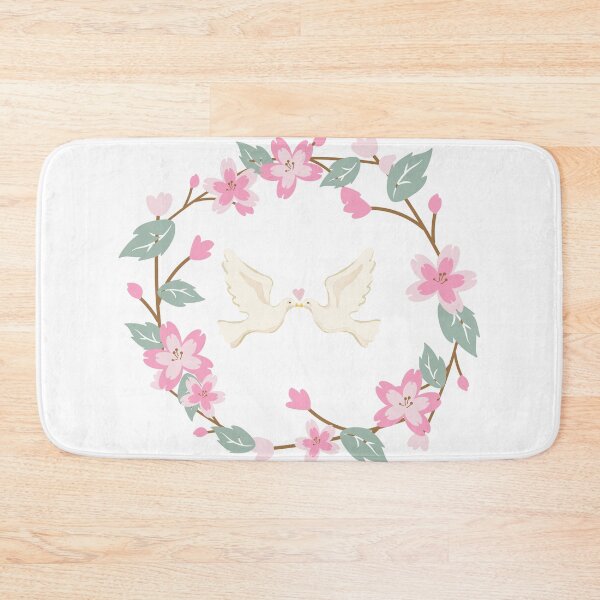 Item preview, Pink and Cream Love Birds Design designed and sold by CreativNode.
