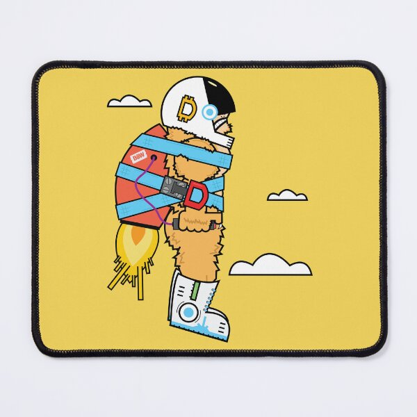 Item preview, Flying Doge Coin Crypto Rocket On The Way To The Moon Shiba Inu Dog Lift Off  designed and sold by doseofwin.