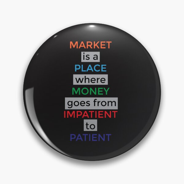 Item preview, Impatient to Patient | Market & Money  designed and sold by CadDesignerr.