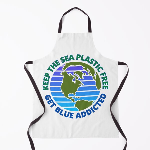 Item preview, Keep The Sea Plastic Free Get Blue Addicted Climate Change designed and sold by RGRamsey.