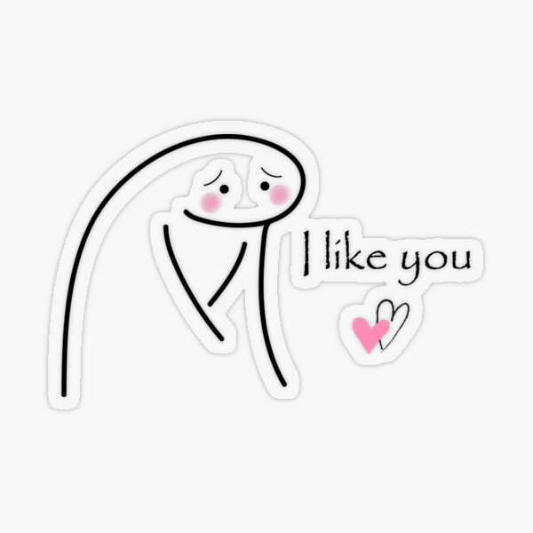 Flork Meme Lovely Flork Love You Stock Vector (Royalty Free) 2226002497