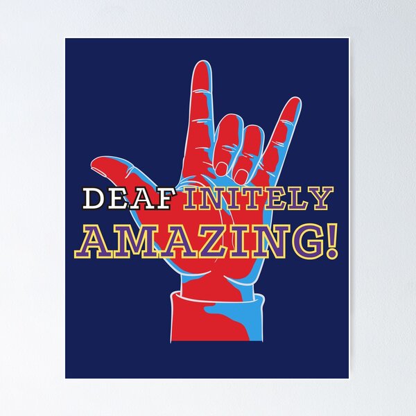 Item preview, Deafinitely Amazing! (2) designed and sold by Vatazumet.