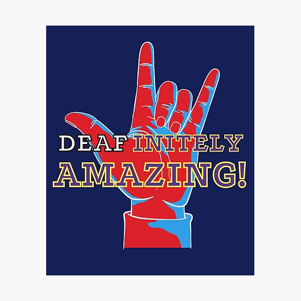 Item preview, Deafinitely Amazing! (2) designed and sold by Vatazumet.