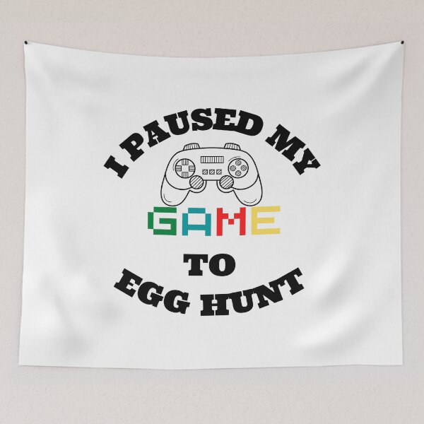 Item preview, i paused my game to egg hunt designed and sold by madraso.
