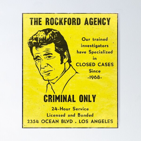 Item preview, Rockford Files - Rockford_s Yellow Pages ad (yellow version)  designed and sold by Janniey45.