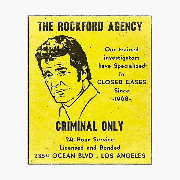 Item preview, Rockford Files - Rockford_s Yellow Pages ad (yellow version)  designed and sold by Janniey45.