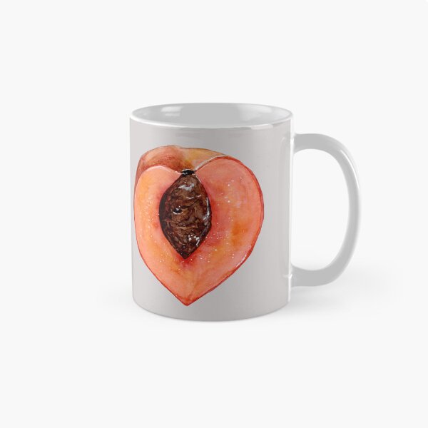 Item preview, Peach Heart - Watercolour Illustration designed and sold by Pattokarts.