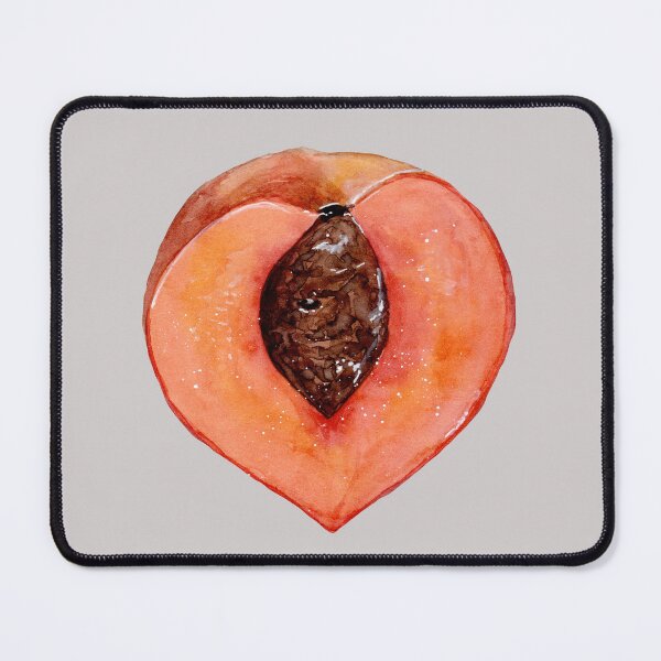 Item preview, Peach Heart - Watercolour Illustration designed and sold by Pattokarts.