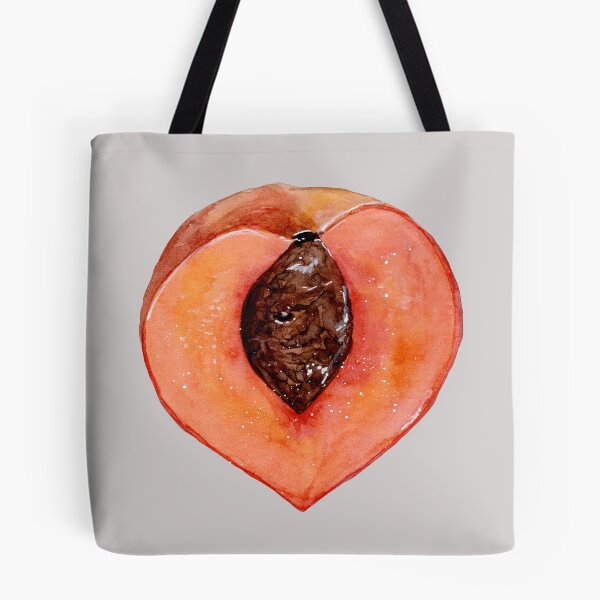 Item preview, Peach Heart - Watercolour Illustration designed and sold by Pattokarts.