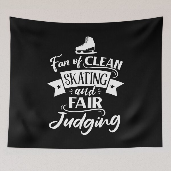 Item preview, Fan of clean skating and fair judging (white text) designed and sold by TripleTriple.