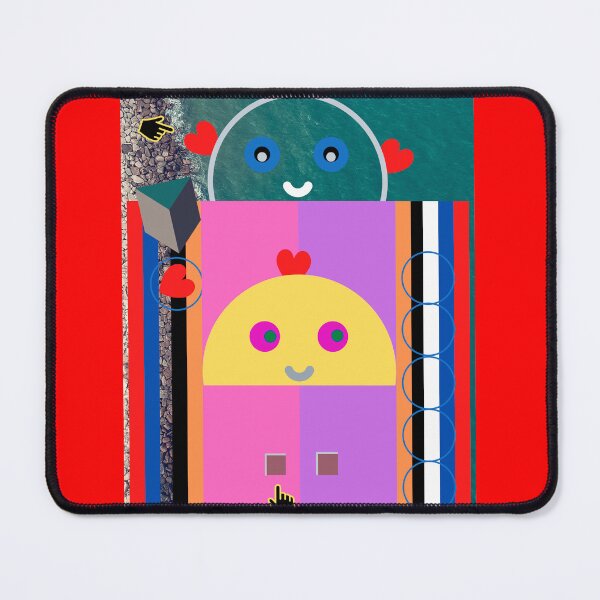 Item preview, Two Kids in Love in the Stripe House on the Beach designed and sold by SnarkyTeesMugs.