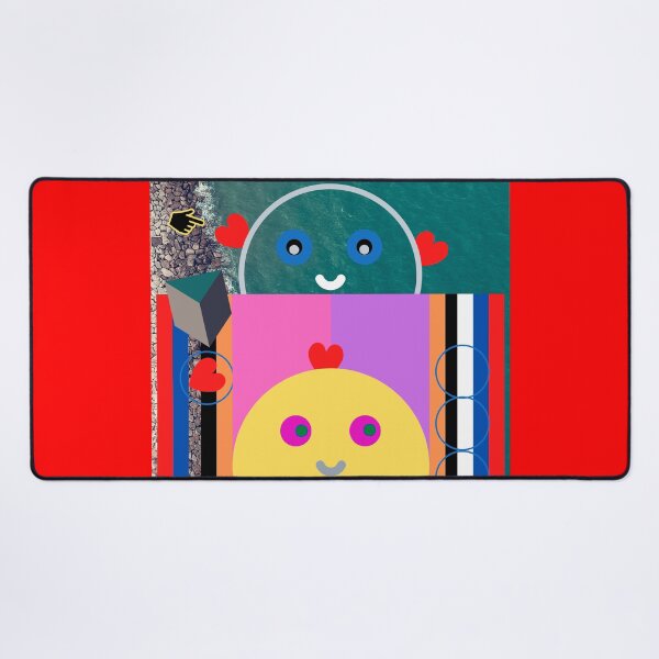 Item preview, Two Kids in Love in the Stripe House on the Beach designed and sold by SnarkyTeesMugs.