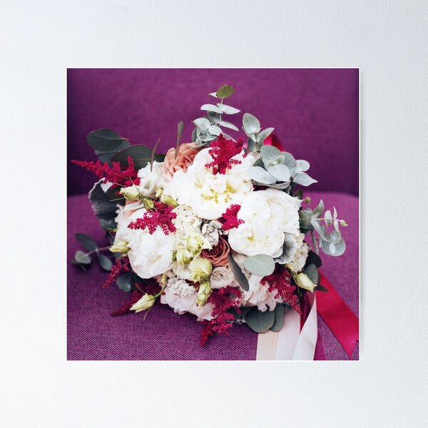 Item preview, Wedding rustic flowers on purple designed and sold by dariazu.