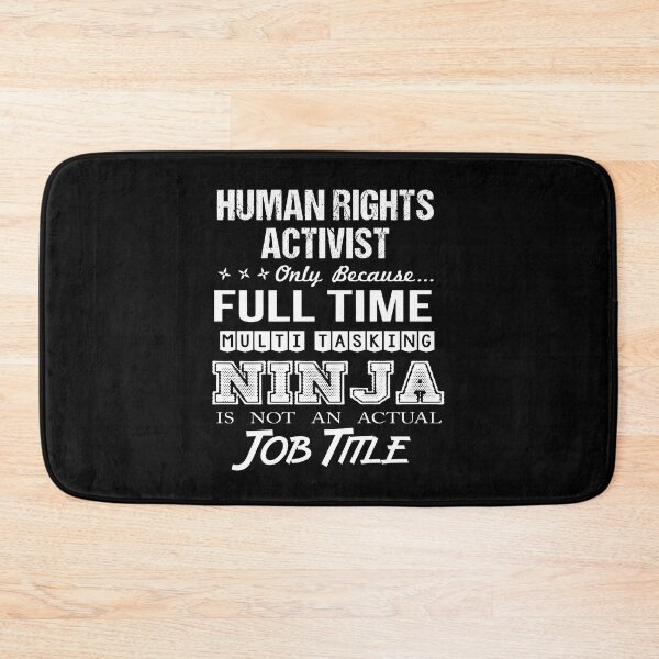 Item preview, Human Rights Activist T Shirt - Multitasking Ninja Job Gift Item Tee designed and sold by miraschroe.