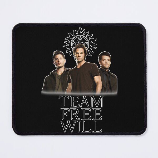 Item preview, Supernatural Team Free Will Fitted T-Shirt designed and sold by rollinsale.