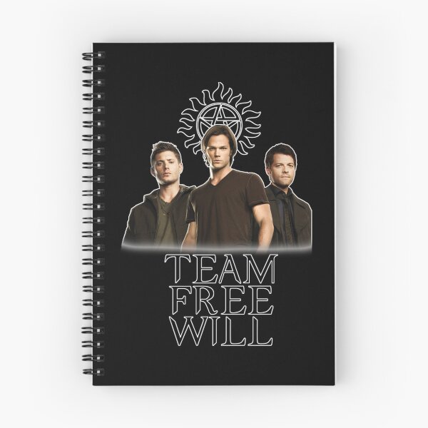 Item preview, Supernatural Team Free Will Fitted T-Shirt designed and sold by rollinsale.