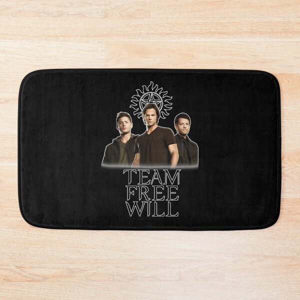Item preview, Supernatural Team Free Will Fitted T-Shirt designed and sold by rollinsale.