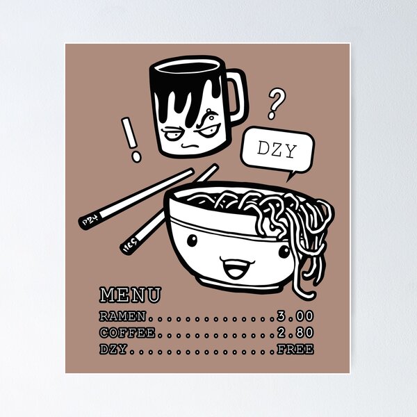 Item preview, On the Menu designed and sold by DZYNES.