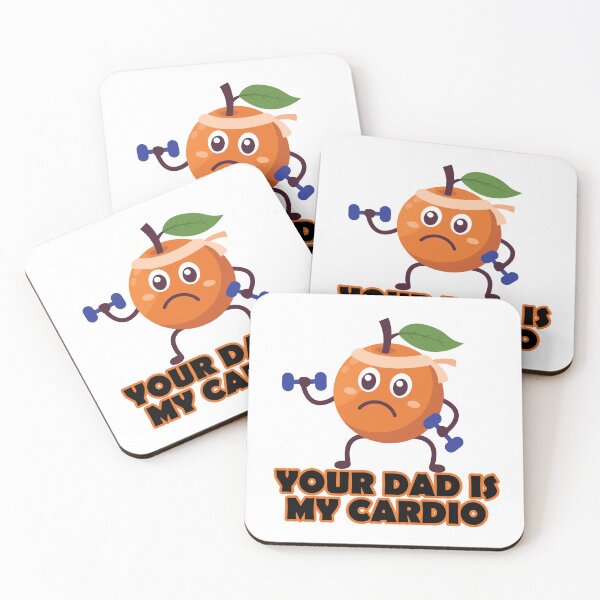 Item preview, Your Dad Is My Cardio Funny Orange Design designed and sold by limos.