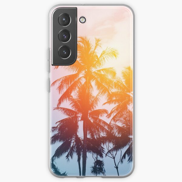 Beach sunset at the coast line Samsung Galaxy Soft Case