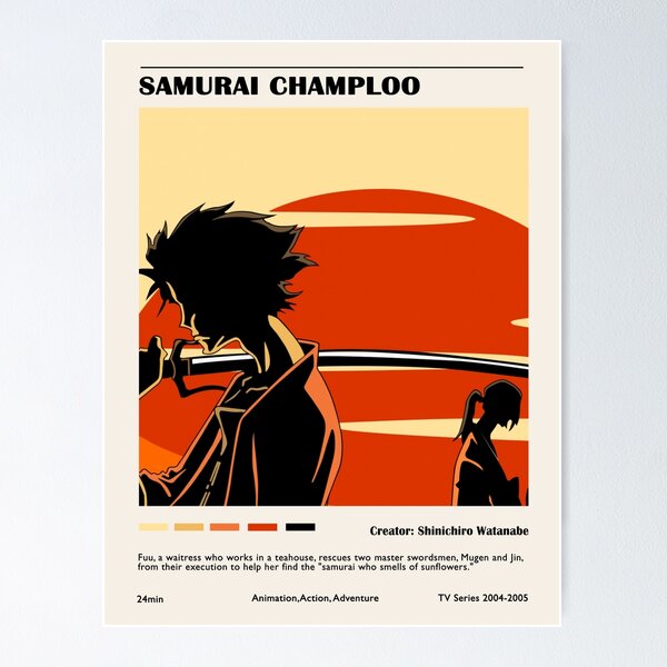 angry, face, Samurai Champloo, anime, sunset, Mugen (Samurai Champloo), red  background, anime boys, sword, weapon, Sun