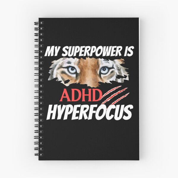 Item preview, ADHD - My Superpower is ADHD Hyperfocus - Option 1 - Light on Dark designed and sold by TheBerriesADHD.