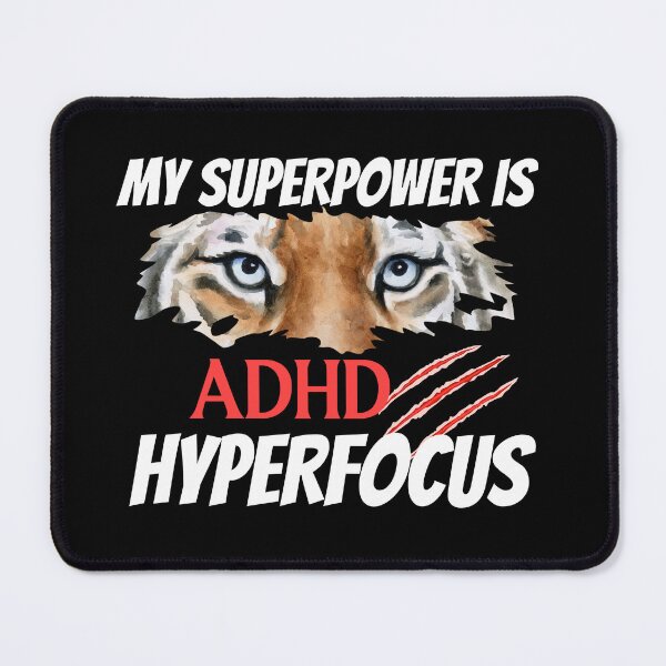 Item preview, ADHD - My Superpower is ADHD Hyperfocus - Option 1 - Light on Dark designed and sold by TheBerriesADHD.