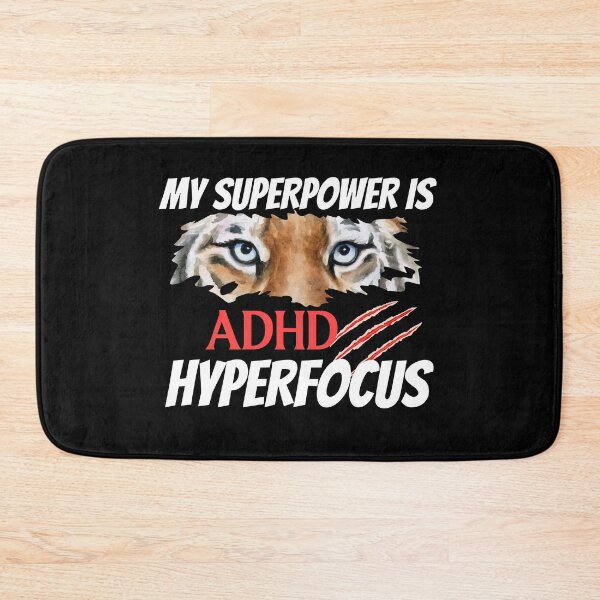 Item preview, ADHD - My Superpower is ADHD Hyperfocus - Option 1 - Light on Dark designed and sold by TheBerriesADHD.