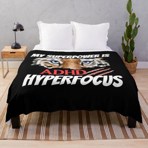 Item preview, ADHD - My Superpower is ADHD Hyperfocus - Option 1 - Light on Dark designed and sold by TheBerriesADHD.