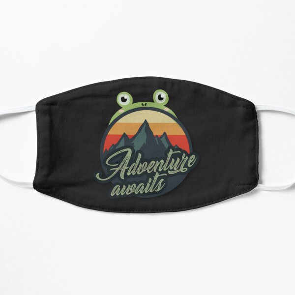 Adventure awaits Frog Eyes Flat Mask