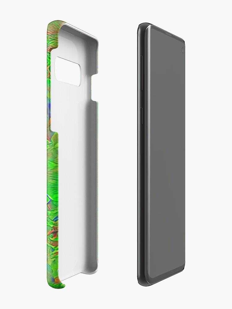 Alternate view of Polar aurora cat Case & Skin for Samsung Galaxy