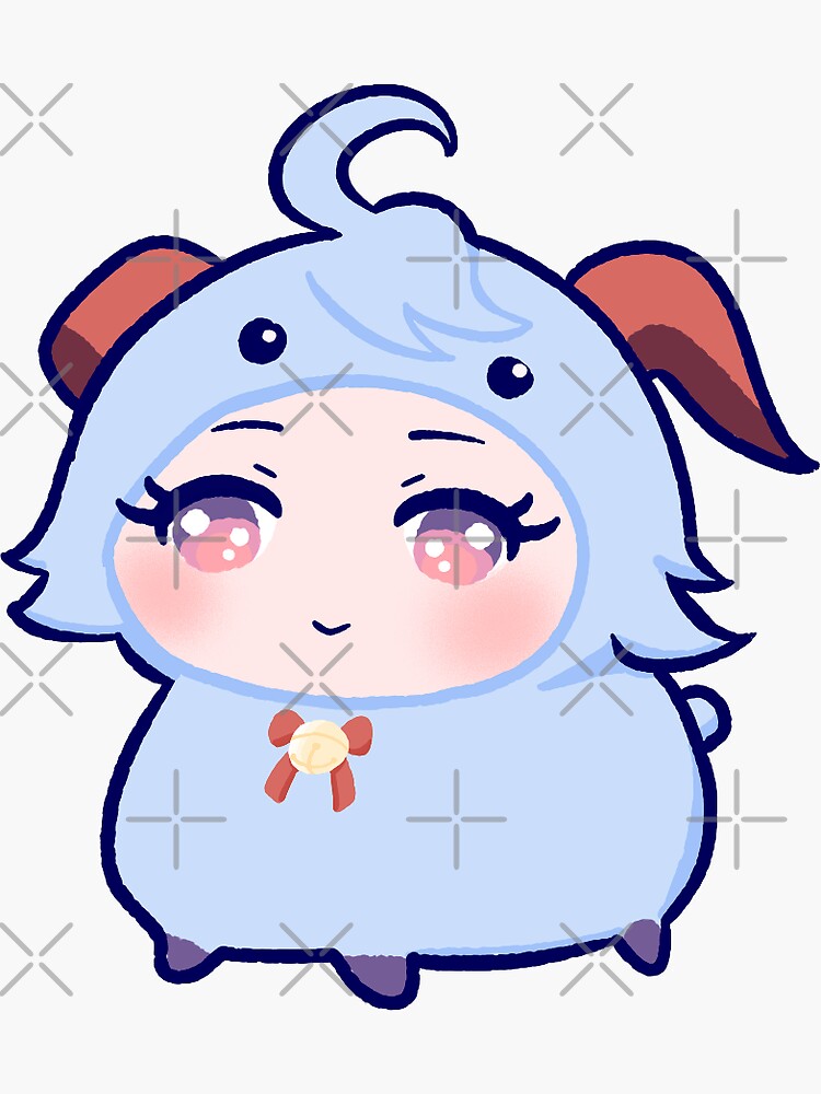 ganyu plush goat