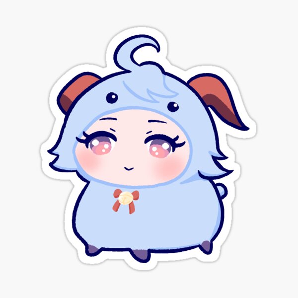 Item preview, Ganyu Goat Plush designed and sold by 99mochi.