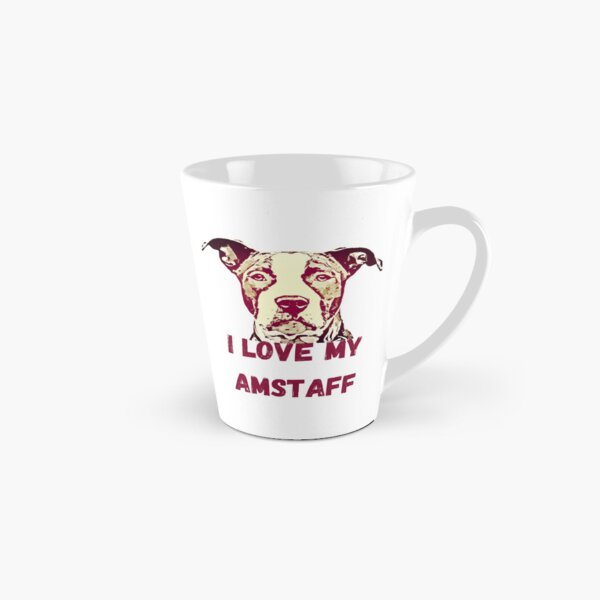 Artikel-Vorschau von Ich liebe mein AmStaff - Staffy Head, designt und verkauft von NiftyTees.