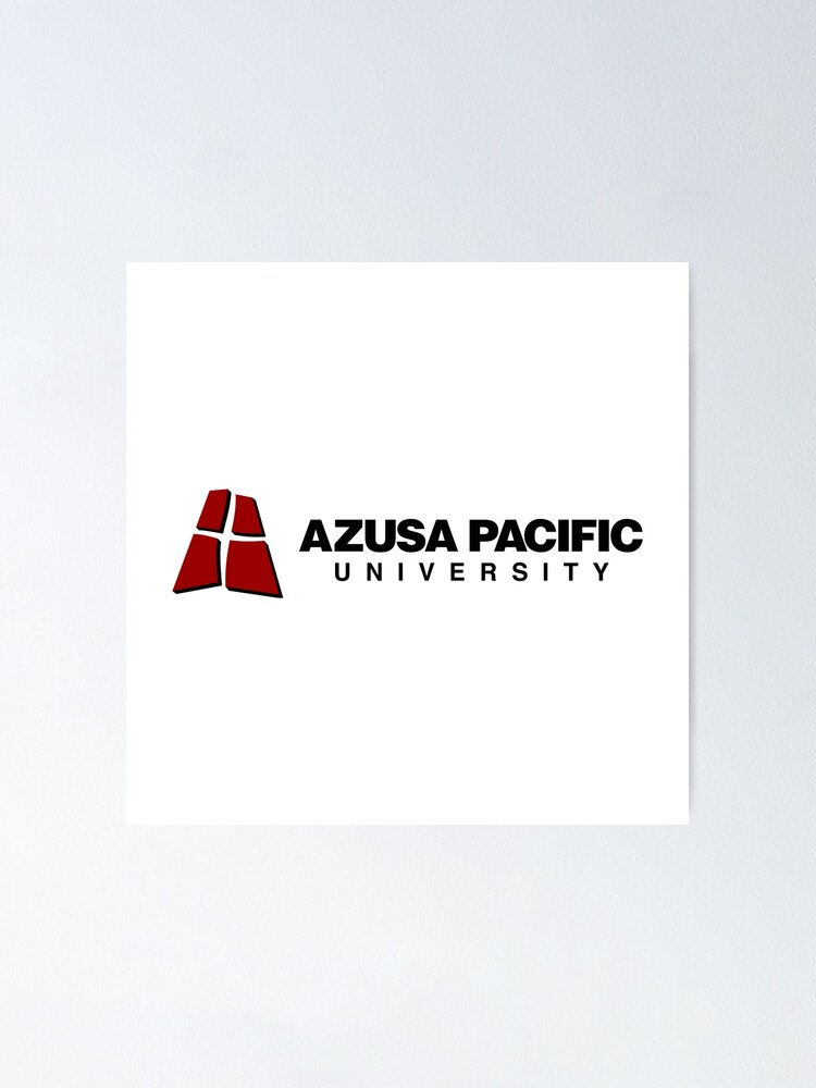 "Azusa Pacific University logo" Poster by nutnutunlimited Redbubble