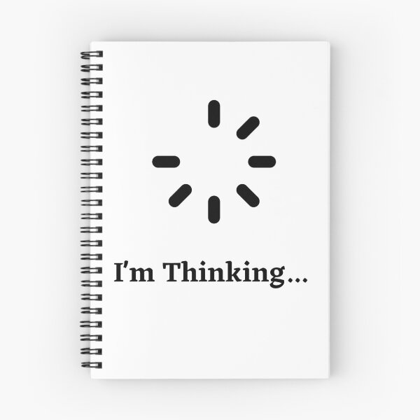 Item preview, I'm Thinking Loading designed and sold by Nilima Bano ⭐⭐⭐⭐.